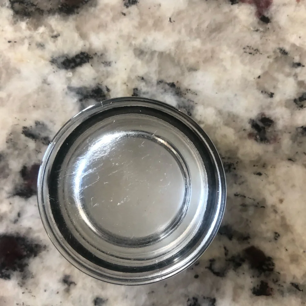 1 Chanel Travel Cosmetic Empty Glass Skincare/Makeup Container